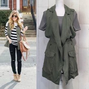 Max Jeans *BLOGGER’S FAVE* Long Tencel Utility Vest